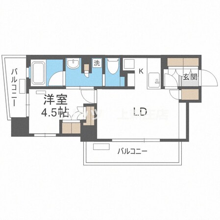 パークアクシス梅田の物件間取画像